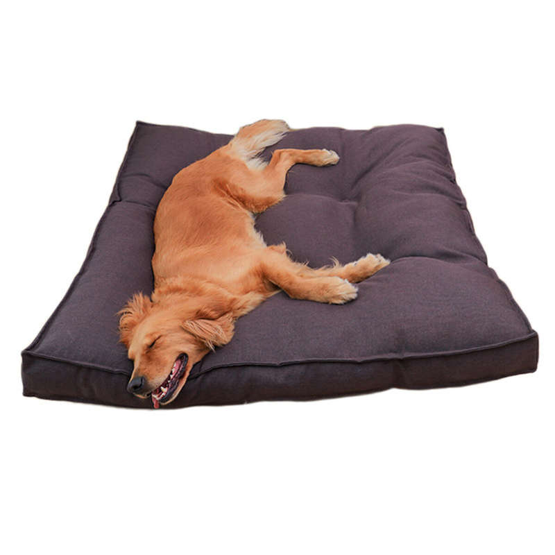 Pet Calming Bed Soft Warm Cat Dog House Small Large Washable Mat Detachable Puppy Supplies 120x120x1
