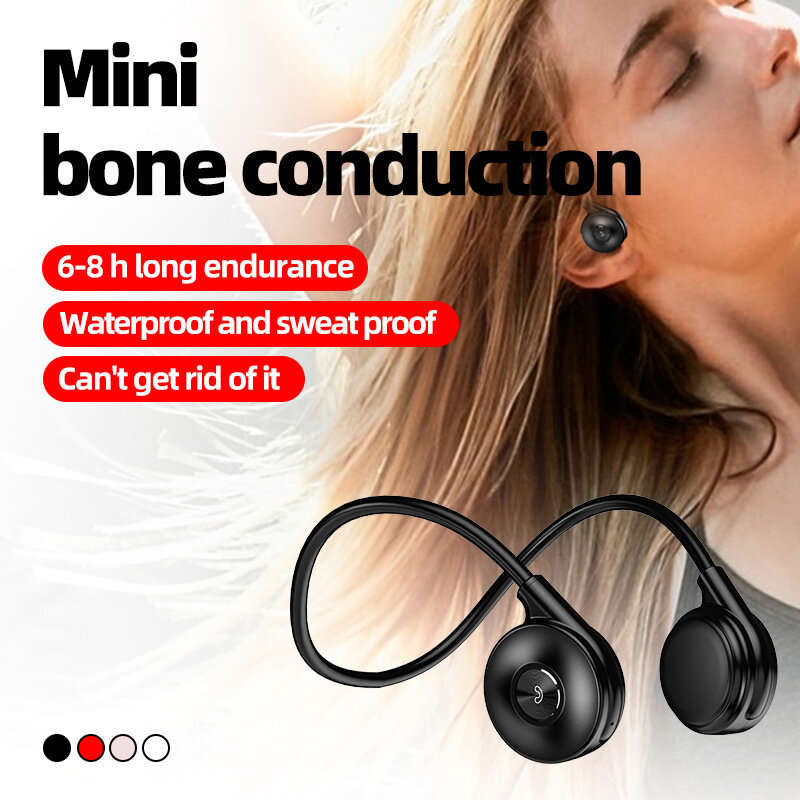 M1S True Bone Conduction Earphone bluetooth 5.3 Stereo Surround Bass Sound Digital Noise Reduction I