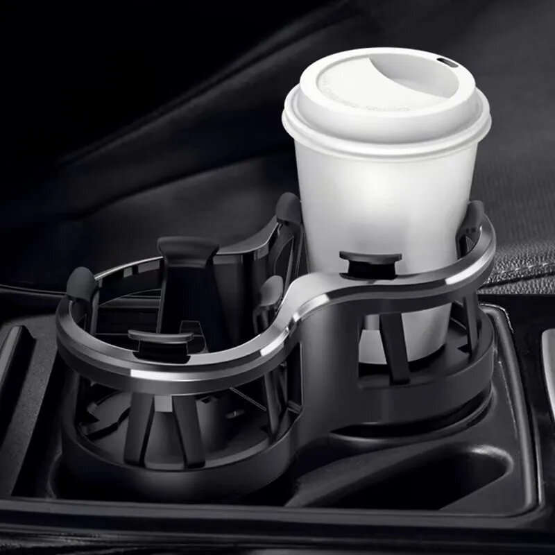 Car Cup Holder One Drag Two Drink Beverage Holder Car Drink Bottle Cup Holder Water Bottle Mount Sta
