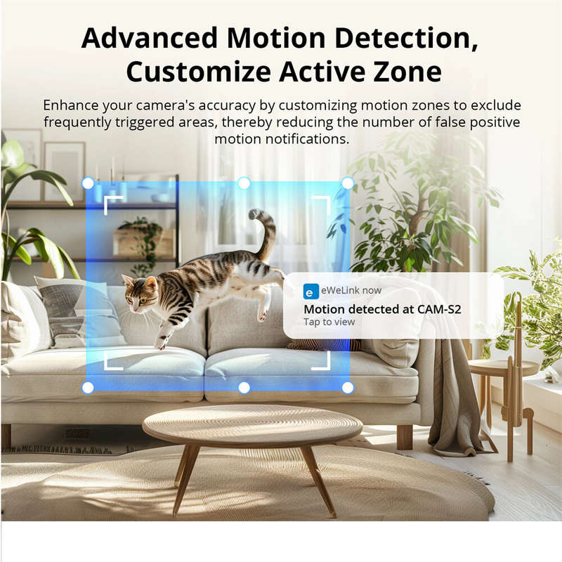 SONOFF CAM Slim Gen2 WiFi Smart Home Security Camera 1080P HD Motion Detection Two-way Audio Night V