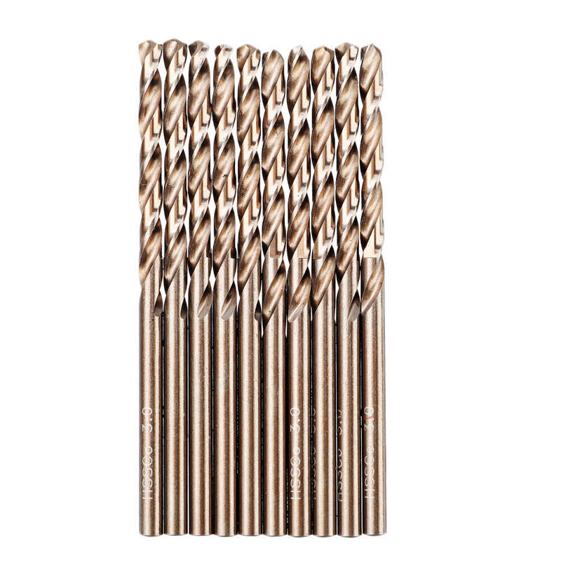 Drillpro 99Pcs M35 Cobalt Drill Bit Set 1.5-10mm HSS-Co Jobber Length Twist Drill Bits For Stainless