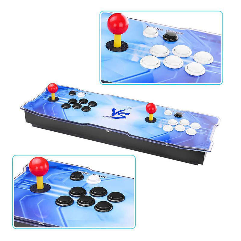 PandoraBox OS 3399 Games 3D Arcade Game Controller 720P HD Fightstick Rocker Joystick Retro Console
