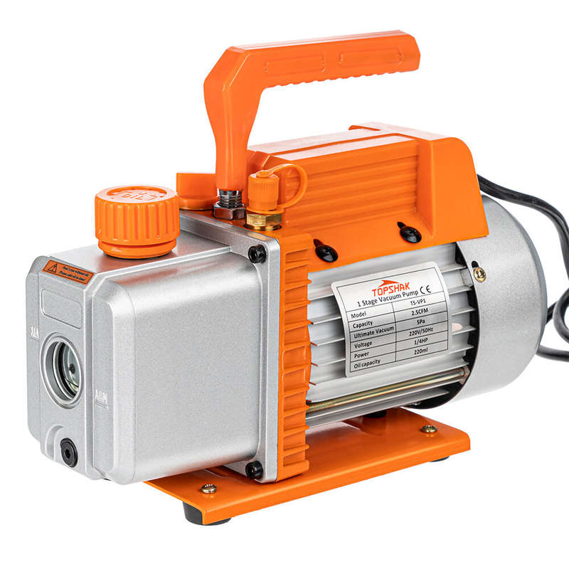 Topshak Ts-Vp1 Vacuum Pump With 3 Gallon Vacuum Chamber And 1/4 Hp 220V 2.5 Cfm/ 110V 3.0 Cfm Air Co