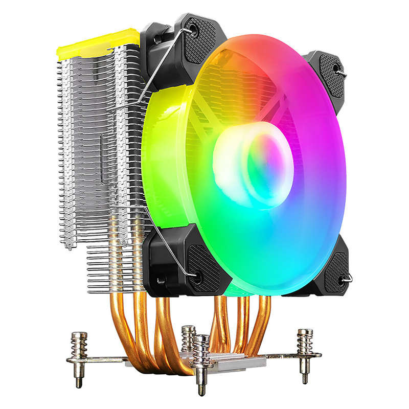 COOLMOON X400 ARGB CPU Cooler 4 Heat Pipes 5V 3Pin TDP 125W For Intel/AMD
