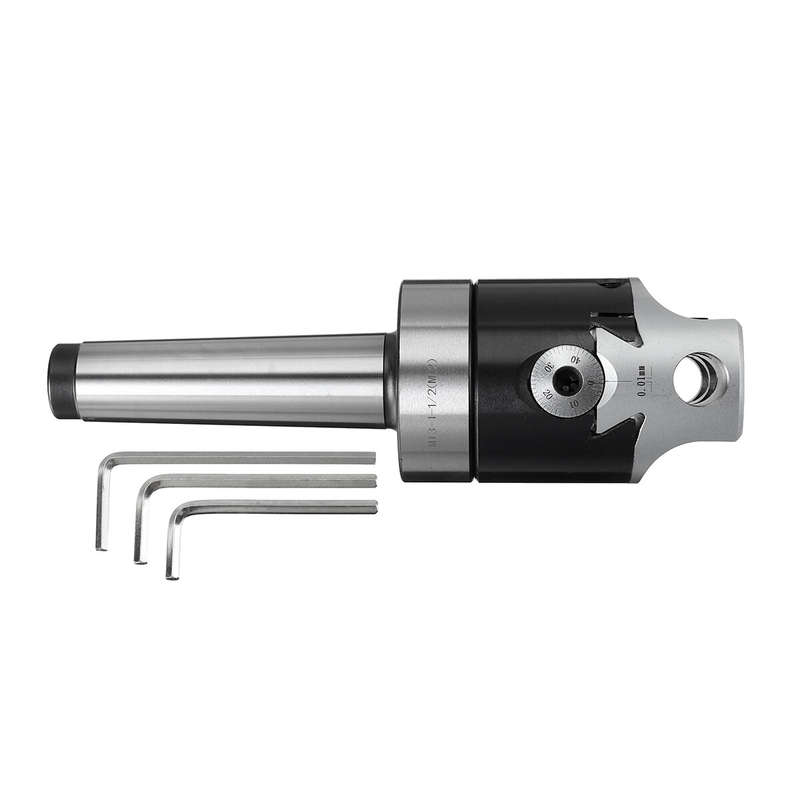 MT3 Shank F1-12 Boring Head Set Carbon Steel 12mm Boring Bar 0.001" Accuracy Metric Machining Tool 1