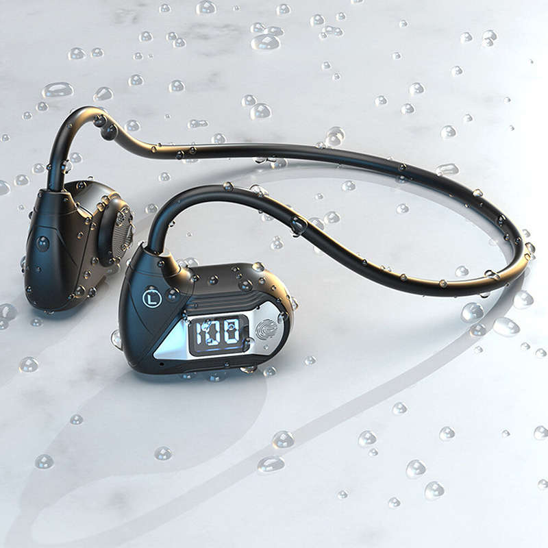Q1 Air Conduction Earphone bluetooth V5.3 Low Latency 14mm Dynamic Driver 360 Stereo 180mAh LED Batt