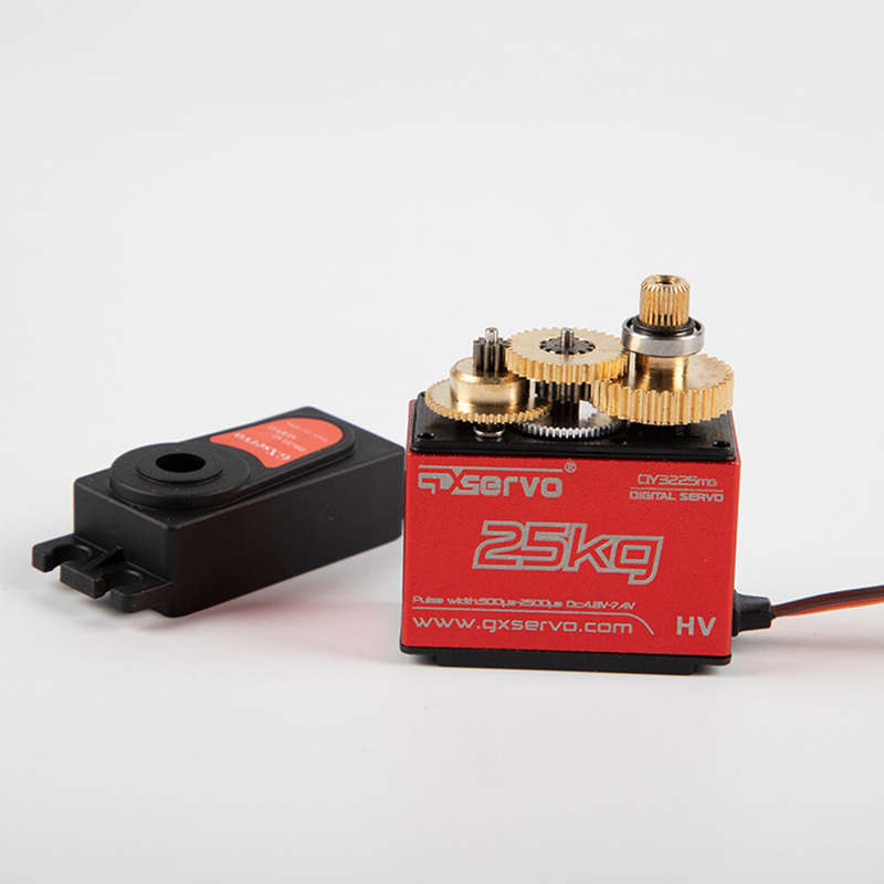 GXservo 25kg QY3225MG High Torque Digital Servo Steering Gear Robotic Steering Gear for DIY Robotic