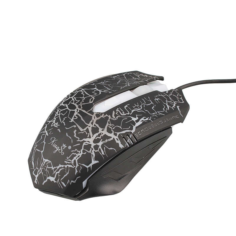 ELEGIANT YS-06 Wired Gaming Mouse 2000DPI 6 Buttons LED Backlight USB Wired Mouse Optical Computer M