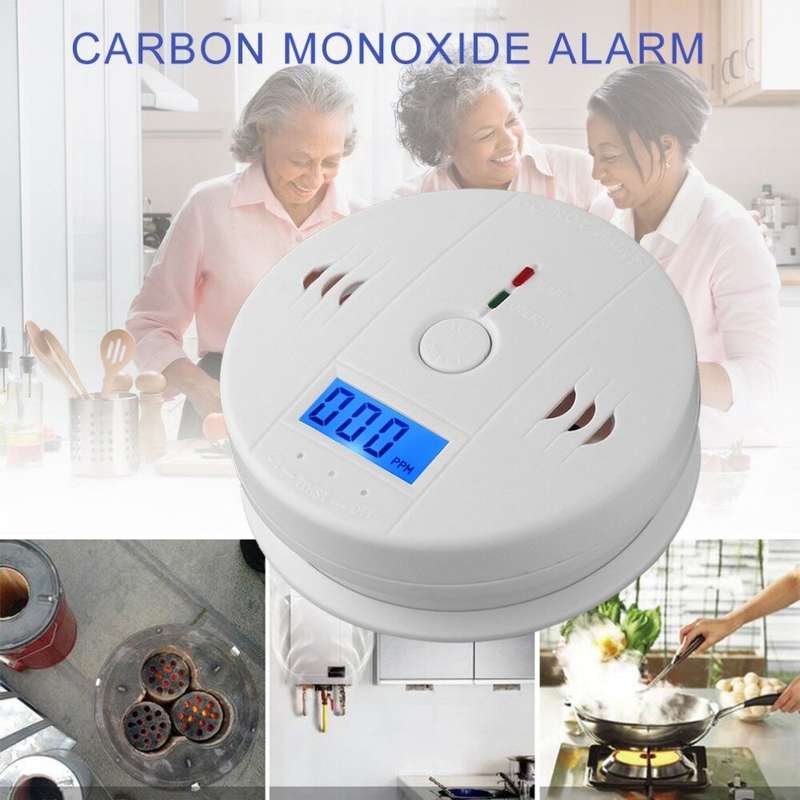 Sensitive Home CO Sensor Detector Wireless CO Carbon Monoxide Poisoning Smoke Gas Sensor Warning Ala