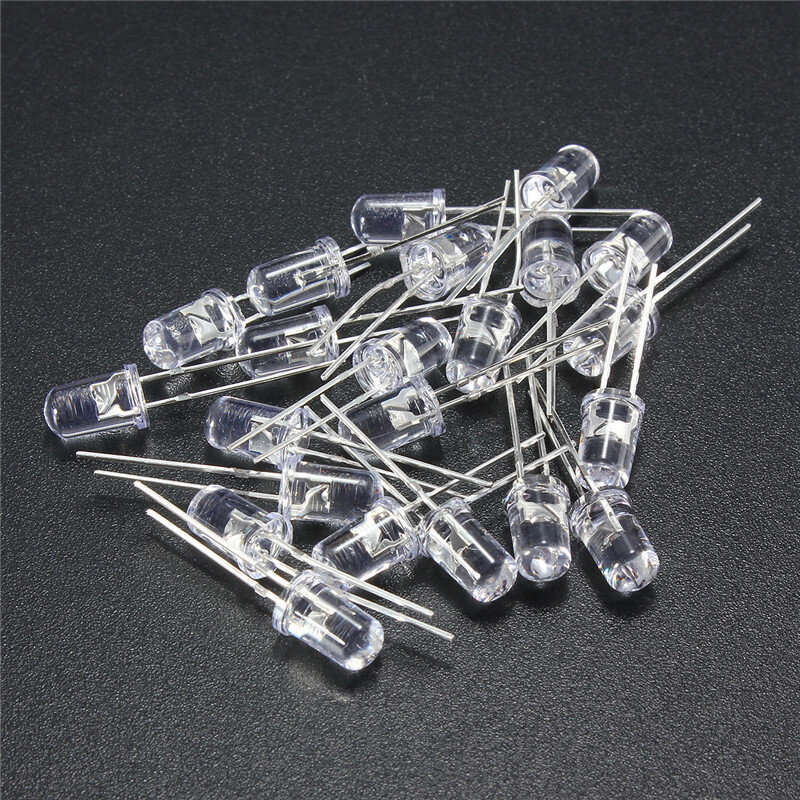 3x 120pcs 5mm White Red Blue Green Yellow Purple LED Light Bulb Emitting Diode Lamp