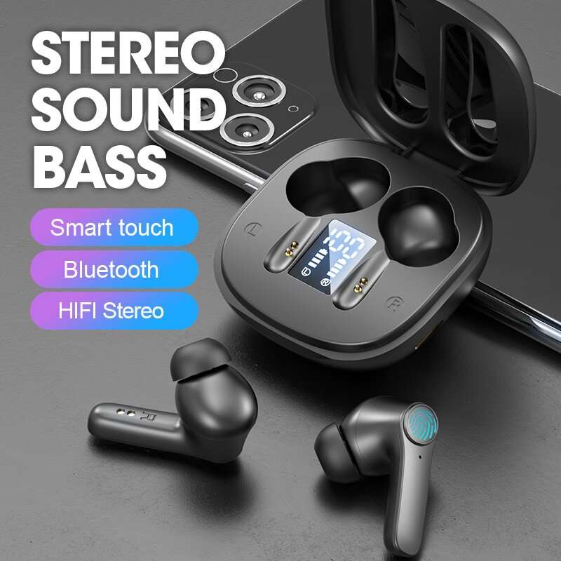 B11 TWS bluetooth 5.0 Earphone HiFi Surround Stereo Deep Bass HD Audio Intelligent Noise Cancelling