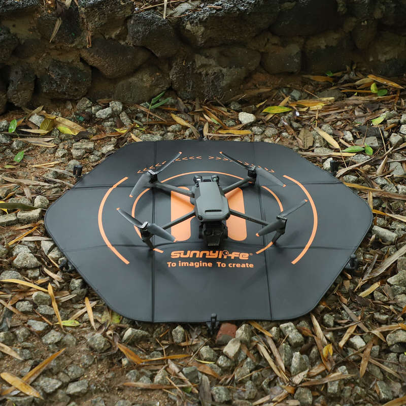 Sunnylife 80CM Landing Pad with Fixing Nails Double Sided Waterproof Foldable Parking Apron for DJI