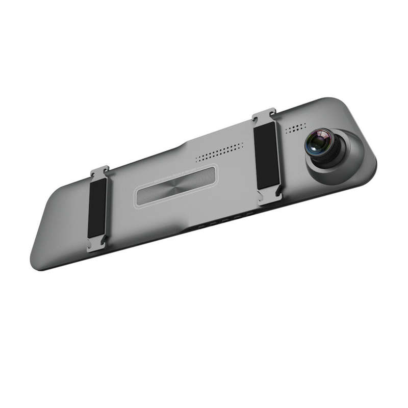 H93 1080P 4.5 Inch Touch Dual Lens Dash Cam Car DVR Rearview Mirror Starlight Night Vision Reversing