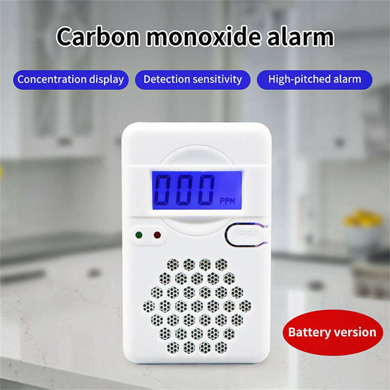 ZN-CDR817 Carbon Monoxide Detector with Electrochemical Sensor Prevent Poisoning with Fault Self-che