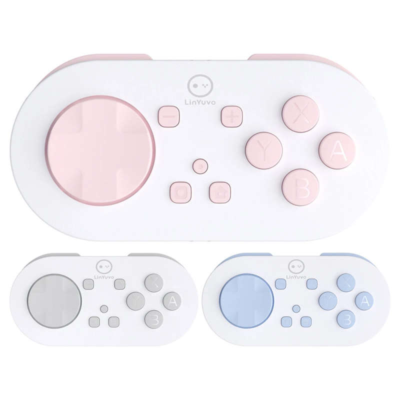 LinYuvo KS54 Mini Wireless bluetooth Game Controller with Vibration Pocket Sized Gamepad 180mAh Cool