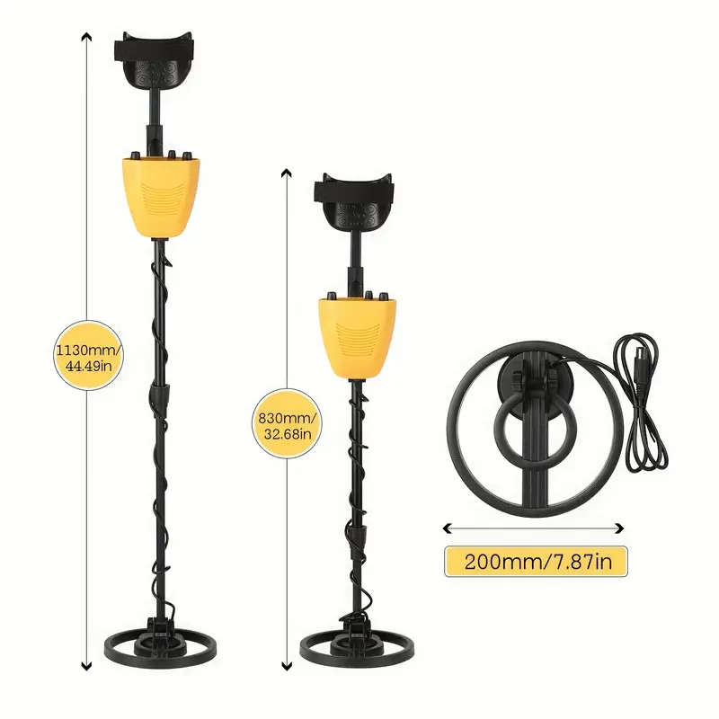 MD5090 Underground Gold Metal Detector Finder Objects Buried Search Treasure Hunting Material Check