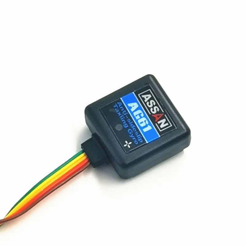 ASSAN AG61 Anti-sideslip Front Steering Wheel Gyroscope Gyro For EDF JET Fixed-Wing RC Helicopter Ai