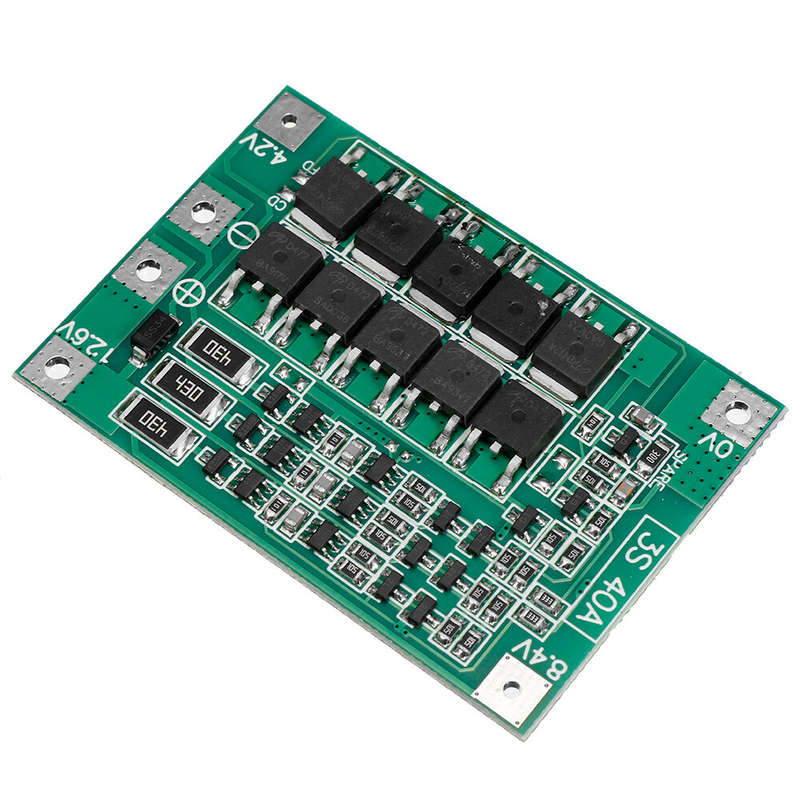 5PCS BMS 3S 40A 18650 Lithium Battery Charger Protection Board 11.1V 12.6V PCB for Drill Motor with