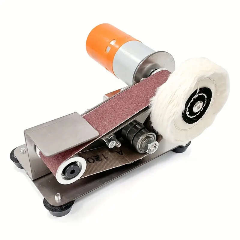 Electric Belt Sander Grinder Grinding Machine for Woodworking Mini Belt Sander and Knife Sharpener D