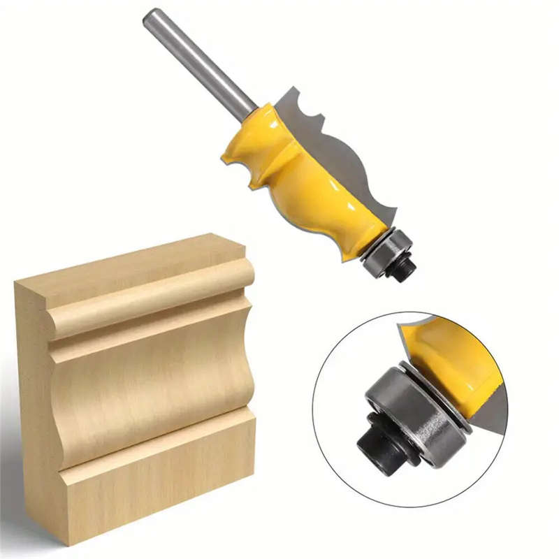 8mm Shank Cemented Carbide Router Bit Woodworking Carving Cutter Set 8mm Shank and Carbide Tips Idea