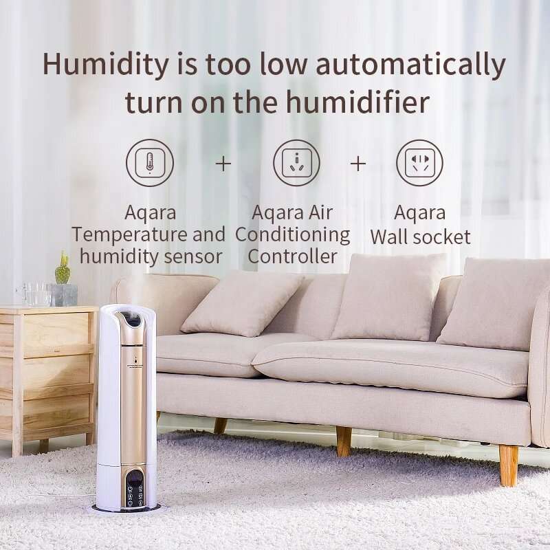 Aqara Temperature Sensor Smart Zigbe Air Pressure Humidity Environment Sensor Remote Control for Xia