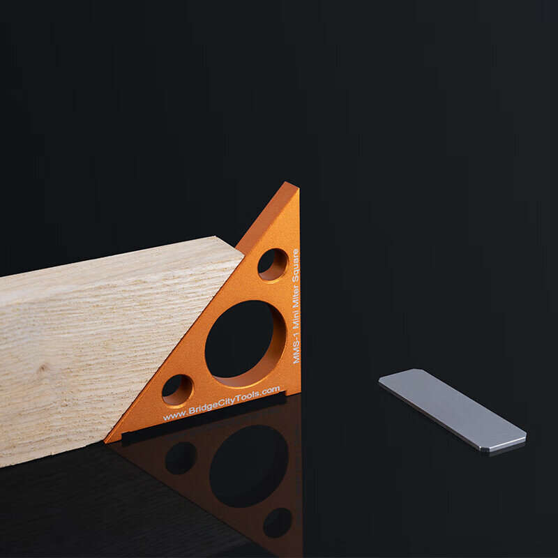 BRIDGE CITY TOOL WORKS MMS-1 Mini Miter Square Pocket-Sized High Precision 0.03mm Accuracy Aircraft