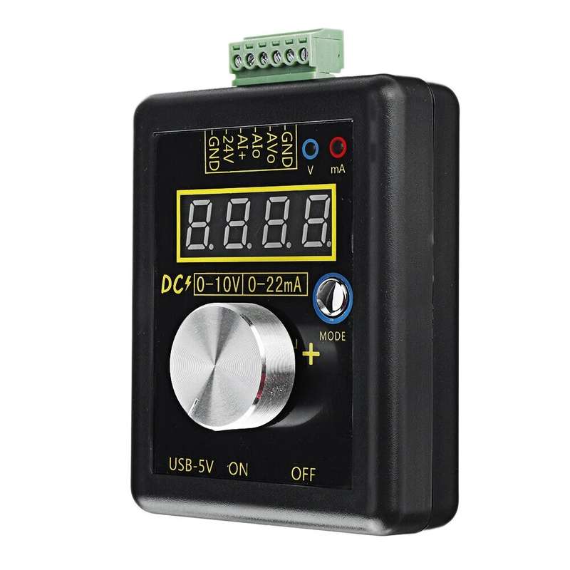 FNIRSI SG002 Digital 4-20mA 0-10V Voltage Signal Generator 0-20mA Current Transmitter Professional E