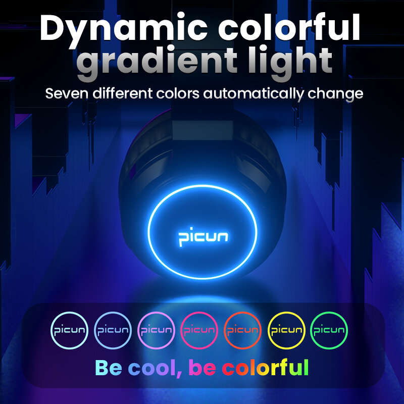 Picun B26 bluetooth Headset Wireless Headphone HiFi Stereo 360 Surround Bass Sound 40mm Dynamic Unit
