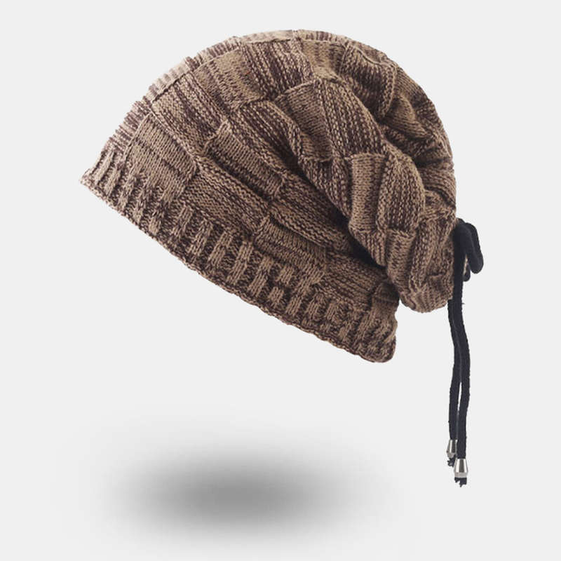Unisex Multi-purpose Plus Velvet Winter Outdoor Keep Warm Neck Protection Headgear Scarf Wool Hat Be