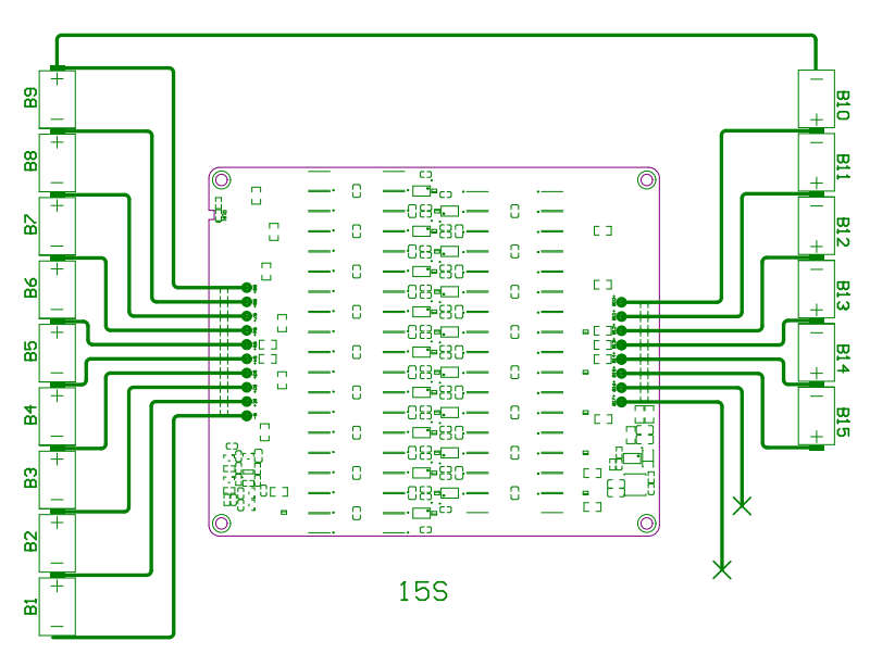 Active Equalizer Balancer 5A 12-16S Capacitive Li-ion Lifepo4 LTO Battery Equalizer Energy Transfer