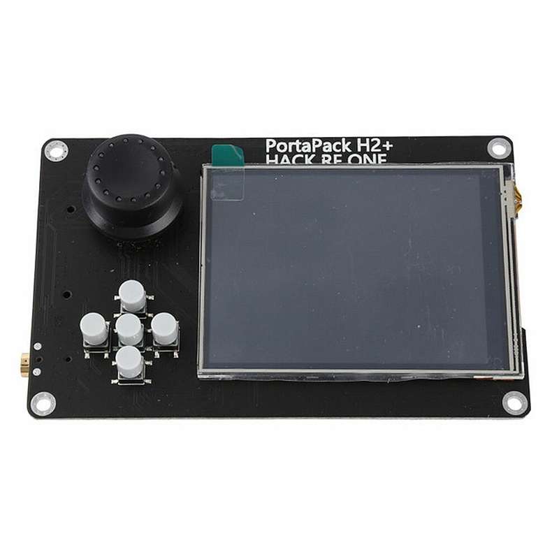 PortaPack H2+ for HackRF One SDR Software Defined Radio 1MHz-6GHz 0.5ppm TCXO with 3.2inch Touch LCD