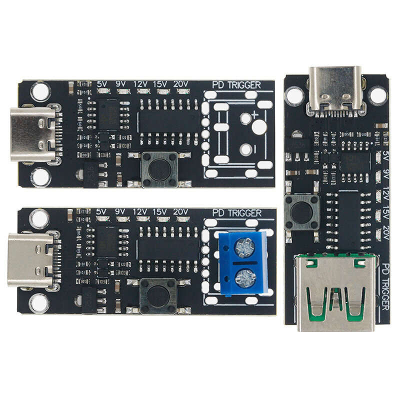 100W 5A Type-C Fast Charge Trigger Board Module PD/QC Decoy Board Fast Charge USB Type-C PD 2.0 3.0