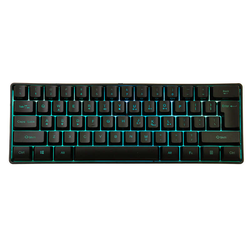 61 Keys Wired Gaming Keyboard RGB Waterproof 10 Light Effects Mechanical Feeling Membrane Keyboard f