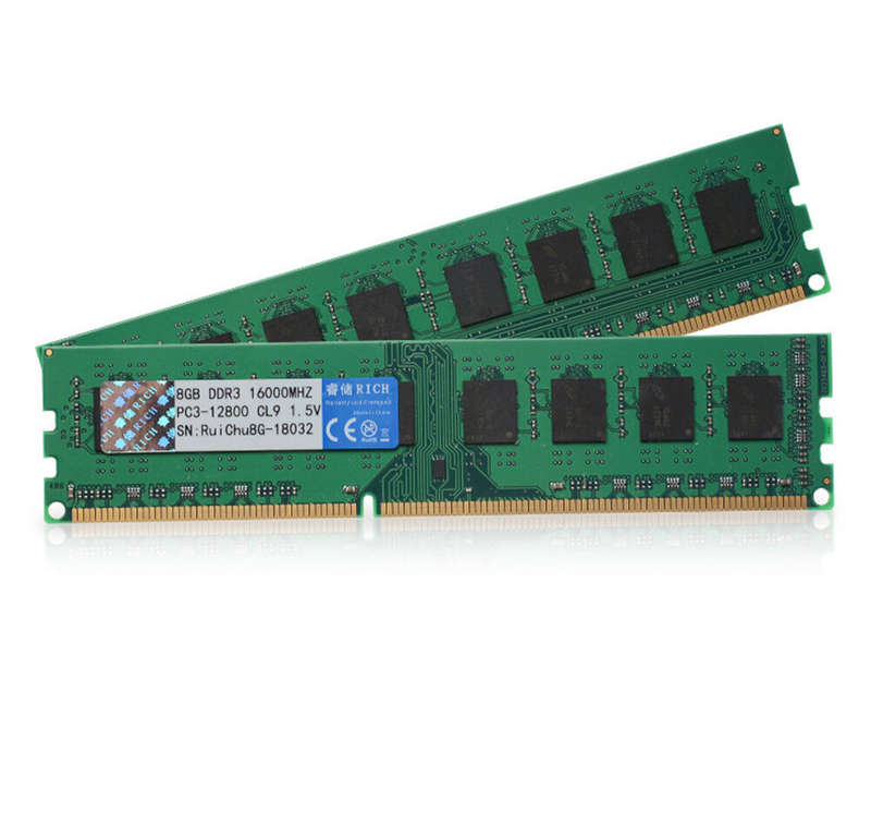 RuiChu DDR3 1600MHz 8GB RAM 240pin Memory Ram Memory Stick Memory Card for Desktop PC Computer