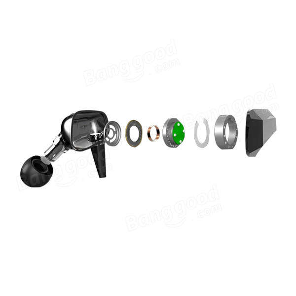 GIGXON DS018 3.5mm In-ear Noise Cancelling HIFI Stereo Bass Wired Earphone