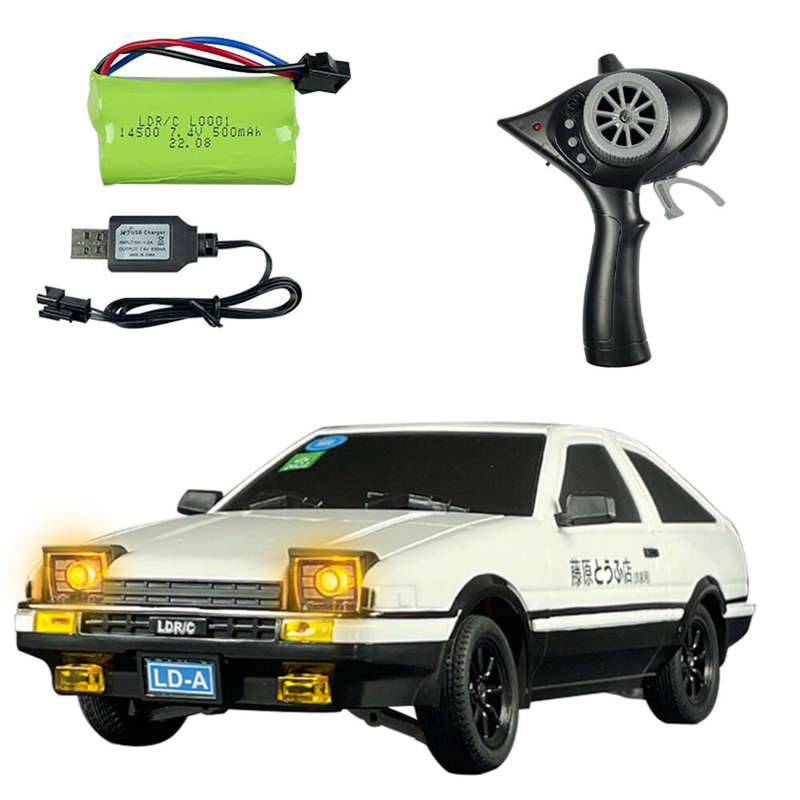 LDRC LD-A86 RTR 1/18 2.4G RWD RC Car Drift VehiclesLED Lights Full Proportional Controlled Models To