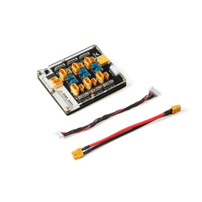HGLRC Thor 6 Port Lipo Battery Balance Charger Board Pro 40A XT60 XT30 Plug 2-6S Integrated with Lip