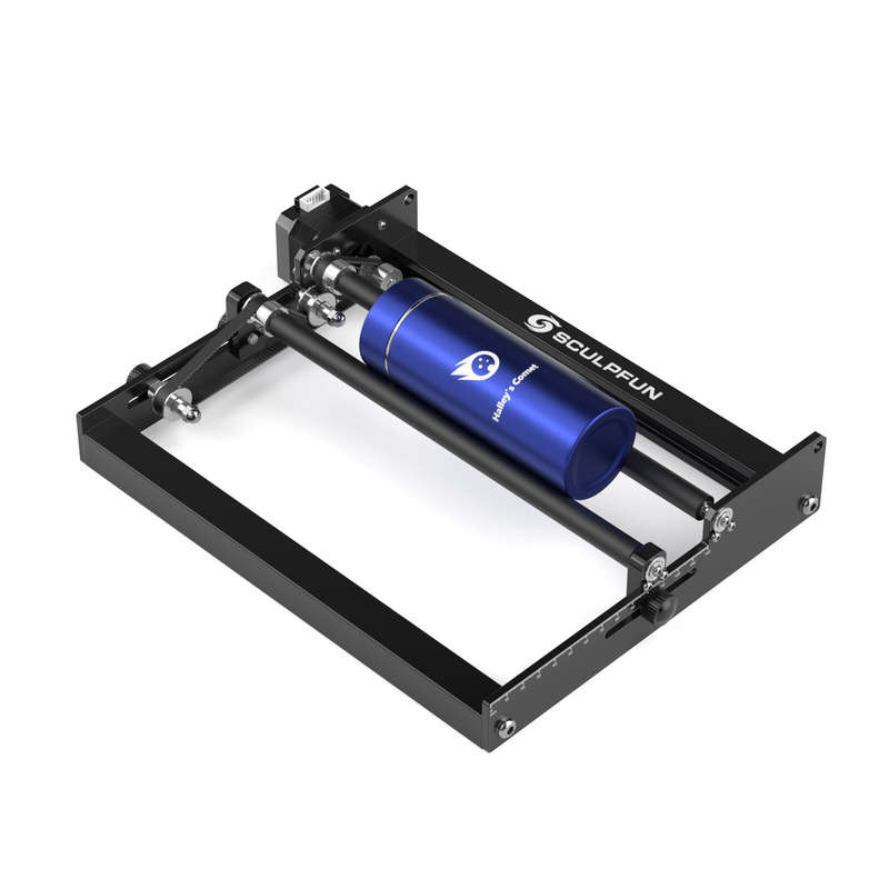 SCULPFUN Laser Rotary Roller for S9 Laser Engraver Y-axis Roller 360 degree Rotating for 6-150mm Eng