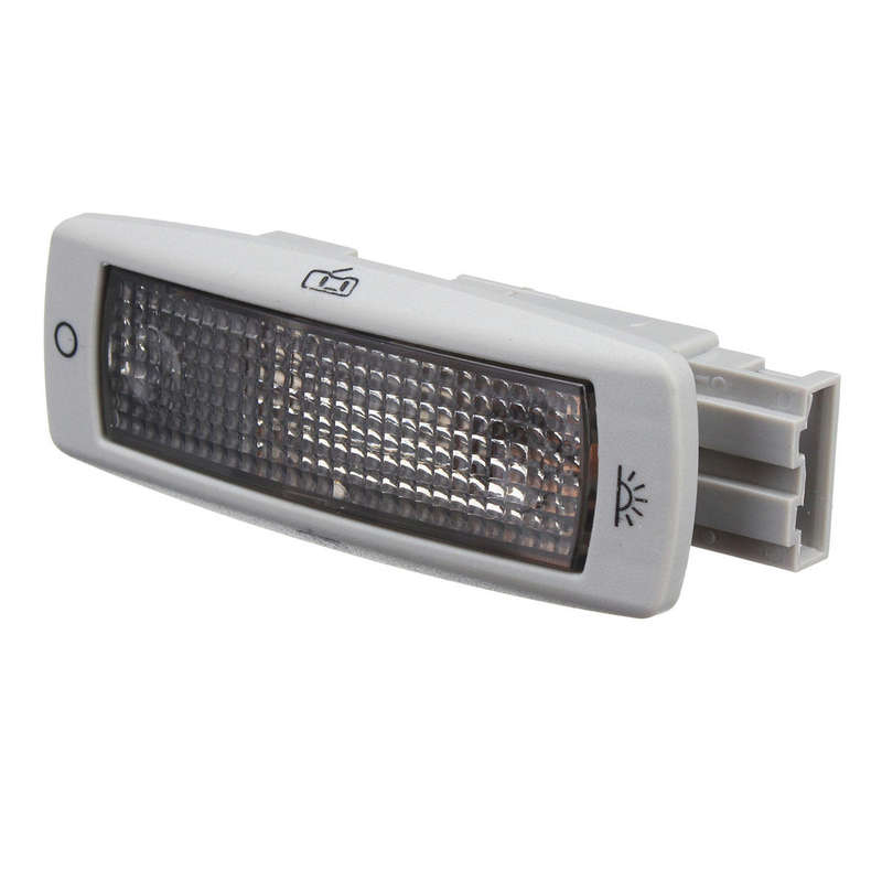 Car Rear Dome Lights Ceiling Reading Map Lamp 3-Pin Gray Cover 3B0947291B for VW/Skoda/Seat