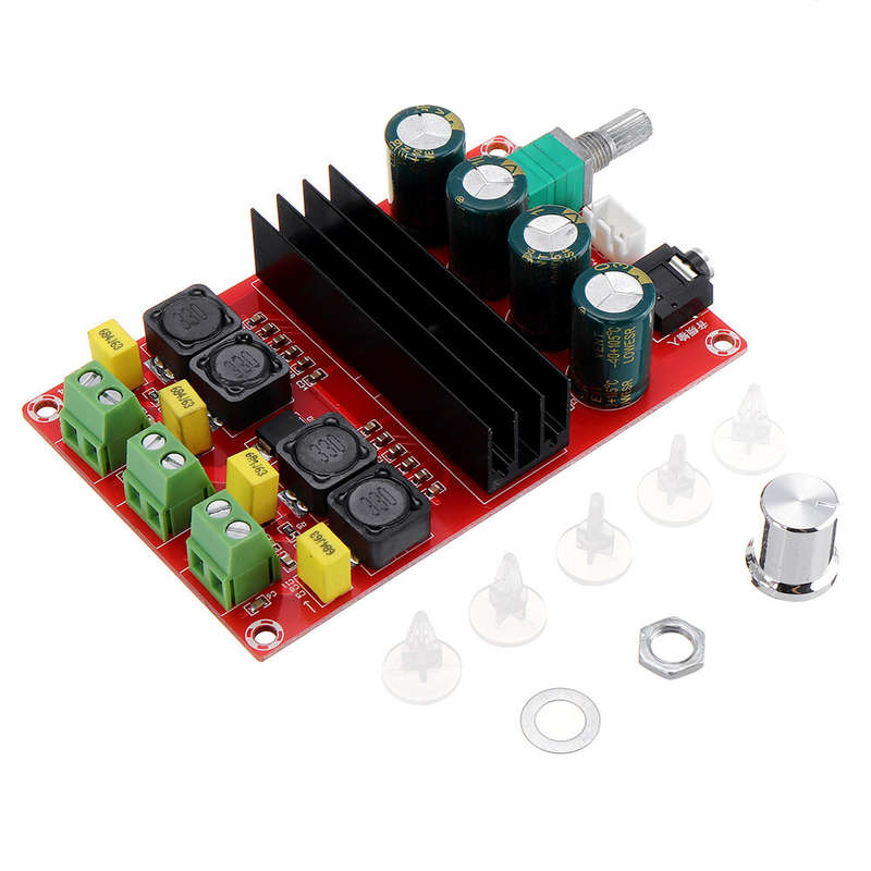 XH-M190 TDA3116D2 2x100W High Power Digital Power Amplifier Board TPA3116 Dual Channel Amplifier Boa
