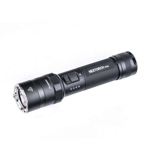 NEXTORCH P83 1300LM Strong Light Rechargeable LED Flashlight Red And Blue Glitter Outdoor Tactics Su