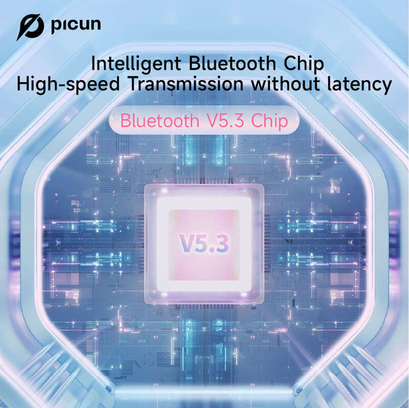 Picun Queen Headset bluetooth V5.3 Headphone 40h Long Battery Life Low Latency Smart Touch HD Calls