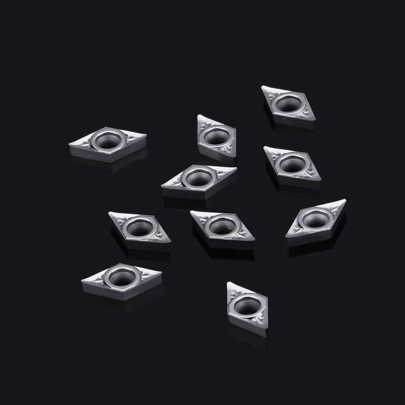MACHIFIT 10pcs DCGT070204-AK H01 Aluminum Cutter Blade Carbide Insert Cutting Tool For CNC Turning T