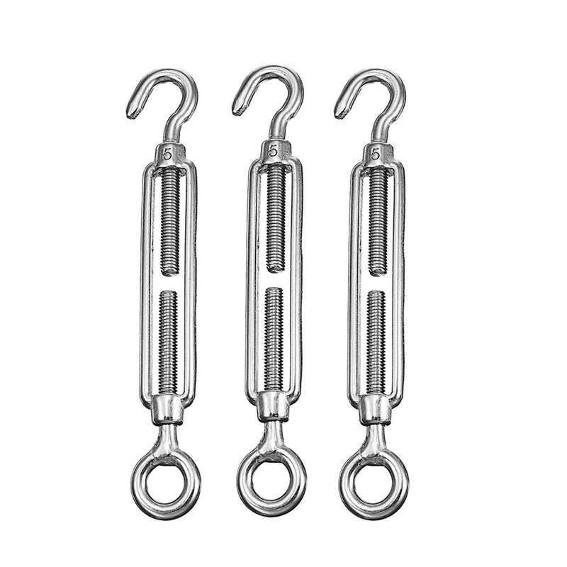 M6 Rhombus Pad Eye OC Turnbuckle D-Shackle Self-Tapping Screw with Wall Plug