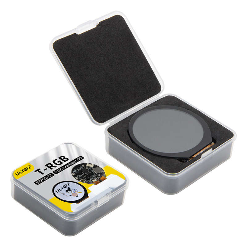 LILYGO T-RGB ESP32-S3 2.8 inch LCD Round Touch Display ST7701S Screen ESP32-S3R8 Development Board S