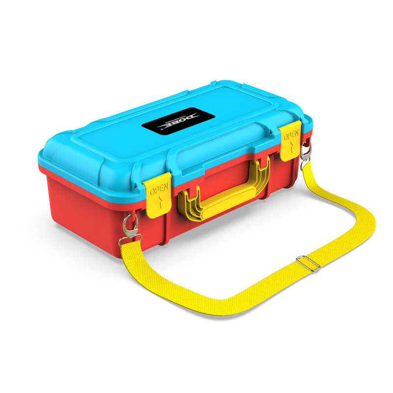 DOBE for Switch OLED Multifunctional Zipper Storage Box Portable Switch Game Console Protective Hard