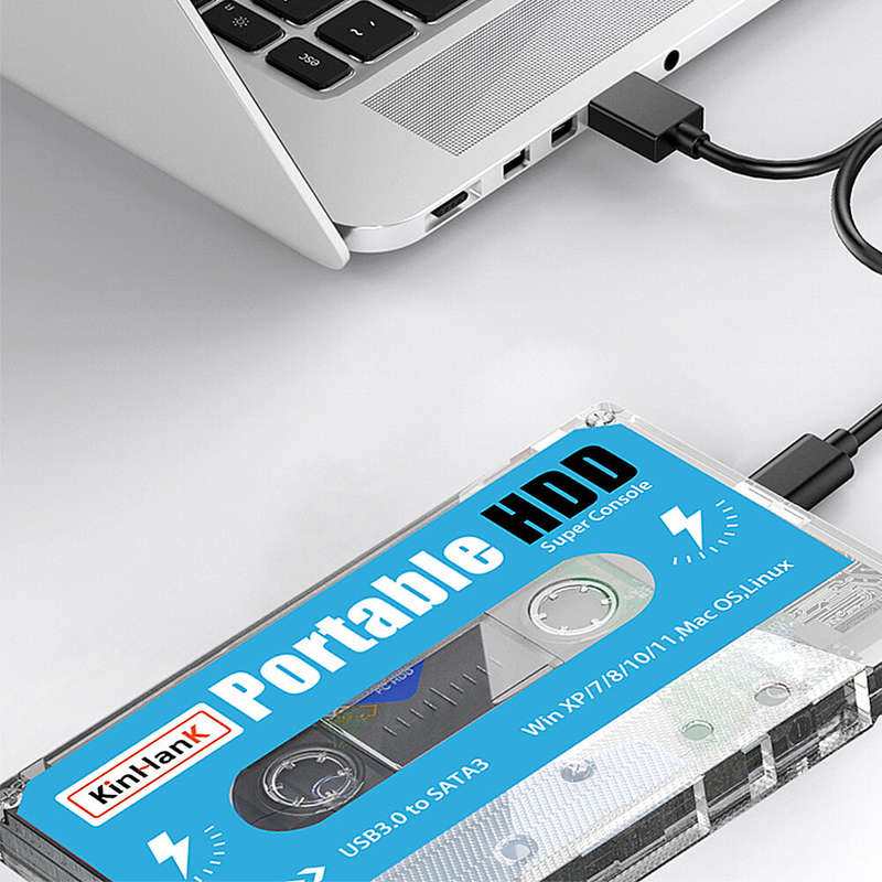 KINHANK 500GB Video Game Hard Drive Disk Batocera 33 Built-in 110000+ Retro Games Multi-language Sup