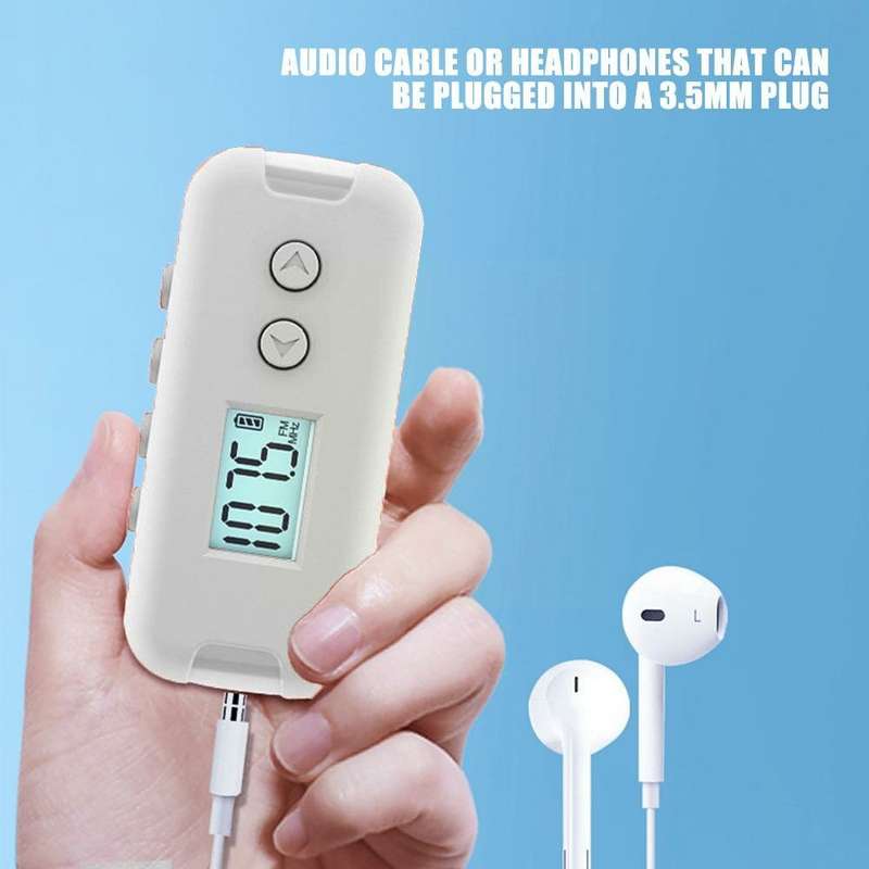 Mini Portable Pocket FM Radio 50-108MHZ Radio Receiver DSP Chip LCD Display 3.5mm Plug Handheld Radi