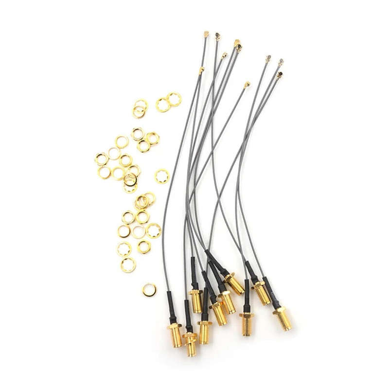 5Pcs SMA Connector Cable Female to uFL/u.FL/IPX/IPEX UFL to SMA Female RG1.13 Antenna RF1.13 Cable A
