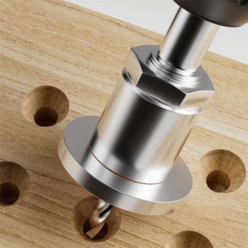 8mm Round Shank Drill Bit Set Adjustable Countersink 2.8-4mm Cone Drill Counterbore Router Drill Bit